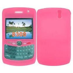 Wireless Emporium, Inc. Blackberry 8300 Curve Silicone Protective Case (Hot Pink)