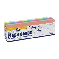 Pacon Corporation Blank Flash Cards, 2 x3 , 1000/Pack, Assorted Colors (PAC74170)