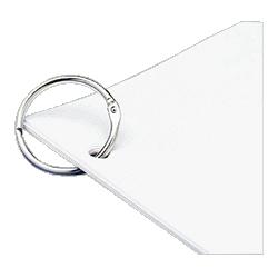 Sparco Products Book Ring, 1-1/2 Diameter, 100/BX, Silver (SPR01438)