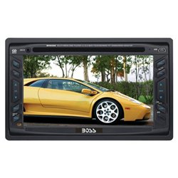 Boss BV9055 Car Video Player - 6.2 Active Matrix TFT LCD - DVD-R, CD-RW - DVD Video, SVCD, Video CD, MP3, MP4, WMA - 320W AM, FM