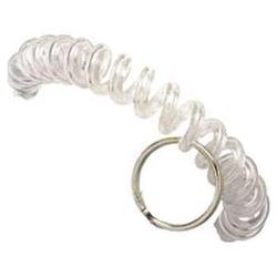 BRADY PEOPLE ID - CIPI Brady Plastic Wrist Coil with Split Ring - Clear