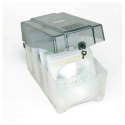 INNOVERA CD/DVD Storage Case, Clear Case, 75 White Sleeves (IVR39502)