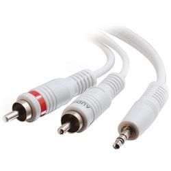 CABLES TO GO Cables To Go Audio Y-Cable - 1 x Mini-phone Stereo - 2 x RCA - 3ft