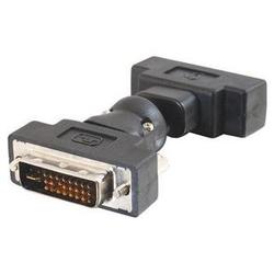 CABLES TO GO Cables To Go DVI 360 Rotating Adapter - 1 x DVI-A (Analog) Male to 1 x DVI-A (Analog) Female