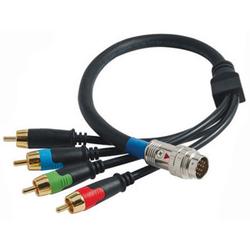 CABLES TO GO Cables To Go RapidRun Component Video + S/PDIF Digital Audio V.2 Break-Away Flying Lead - 4 x RCA - 1 x Proprietary - 1.5ft - Black