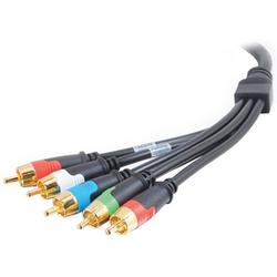 CABLES TO GO Cables To Go RapidRun Component Video + Stereo Audio V.2 Break-Away Flying Lead - 5 x RCA - 1 x MUVI - 3ft - Black