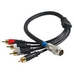 CABLES TO GO Cables To Go RapidRun Dual Stereo V.2 Break-Away Flying Cable - 1 x MUVI - 4 x RCA - 10ft - Black