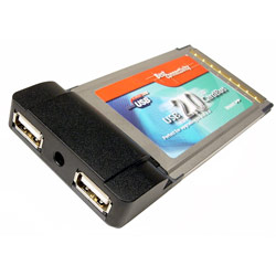 CABLES UNLIMITED Cables Unlimited 2 Port USB 2.0 Cardbus Card NEC Chipse - 2 x 4-pin USB 2.0 - USB