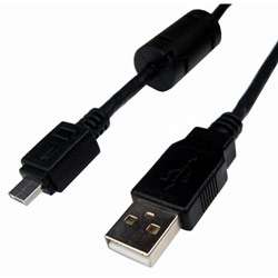 CABLES UNLIMITED Cables Unlimited 3Mtr USB Micro A Cable with Ferrites - 1 x Type A USB - 1 x Type A USB - 9.84ft - Black