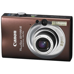 CANON USA - DIGITAL CAMERAS Canon PowerShot SD1100 IS 8 Megapixels, ISO 1600, 3x Optical Zoom Digital Camera - Bohemian Brown