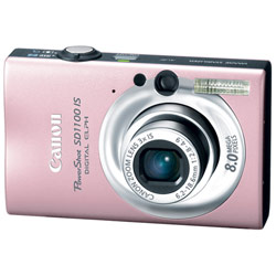 CANON USA - DIGITAL CAMERAS Canon PowerShot SD1100 IS 8 Megapixels, ISO 1600, 3x Optical Zoom Digital Camera - Pink Melody