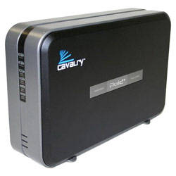 Cavalry 1.5TB Hard Drive - RAID 1 (750GB Mirrored) - Triple Interface (USB 2.0 & FireWire 400/800) External Hard Drive