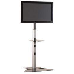 CHIEF MANUFACTURING Chief MF1-US Floor Stand for Flat Panel Display - Up to 125lb Flat Panel Display - Silver (MF1US)