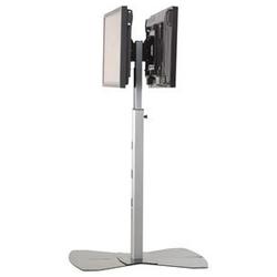 CHIEF MANUFACTURING Chief PF2-UB Floor Stand for Flat Panel Dual Display - Up to 400lb Flat Panel Display - Black