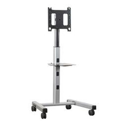 CHIEF MANUFACTURING Chief PFC2000B Flat Panel Mobile Stand - Up to 200lb - Up to 65 Flat Panel Display - Black - Floor-mountable