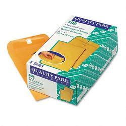 Quality Park Products Clasp Envelopes, Kraft, 28 lb., 6 x 9, 100/Box (QUA37855)