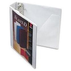 Cardinal Brands Inc. ClearVue™ Premium Slant D® Vinyl Presentation Binder, 2 Capacity, White (CRD10500)