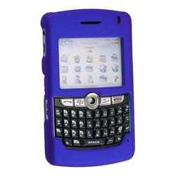 Eforcity Clip-On Rubber Case w/ Belt Clip for Blackberry 8800 / 8830, Blue