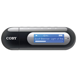 Coby Electronics MP-305 1GB USB-Stick MP3 Player with LCD Display