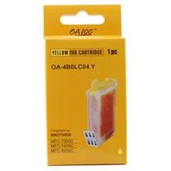 Abacus24-7 Compatible Brother LC04Y (LC-04Y) Yellow Ink Cartridge
