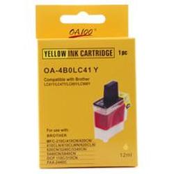 Abacus24-7 Compatible Brother LC41Y (LC-41Y) Yellow Ink Cartridge (BRLC41Y)