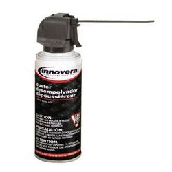 INNOVERA Compressed Gas Duster, 10-oz. Can, 2/Pack (IVR51515)