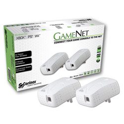 CORINEX COMMUNICATIONS Corinex Powerline Enet Adapter 200MBPS Gamenet Xbox 360, PS3 Zero Latency