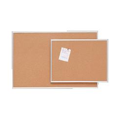 Sparco Products Cork Board, 2'x1-1/2', Aluminum Frame (SPR19763)