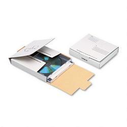 Quality Park Products Corrugated CD/DVD Mailer, 5 3/4w x 5 3/4d, White (QUA64105)