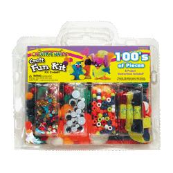 Fibre-Craft Materials Corp Craft Kit,Includes,Wiggle Eyes,chenille,Pam Pam,Beeds,Lacing (FCM3535210)