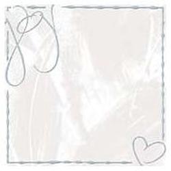 Creative Imaginations Teri Martin Silver Foil Stamped Wedding Album 12X12-White With Tulle Bow