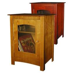 Crosley ST75CH ST75-CH Williamsburg Entertainment Center Cabinet & Stereo Stand in Cherry