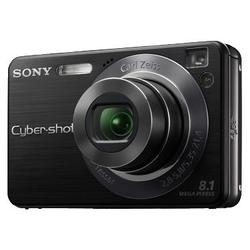 Sony Cyber-shot W130 Black Digital Camera (8.1MP, 3264x2448, 4x Opt, 15MB Internal Memory, Memory Stick D