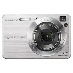 Sony Cyber-shot W130 Silver Digital Camera (8.1MP, 3264x2448, 4x Opt, 15MB Internal Memory, Memory Stick