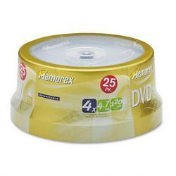 Memorex Computer Supplies DVD+RW, 4.7GB, 4X, Spindle/25PK (MEM32025541)