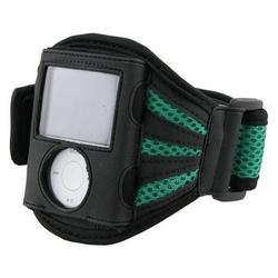 Eforcity Deluxe ArmBand for iPod Gen3 Nano, Green