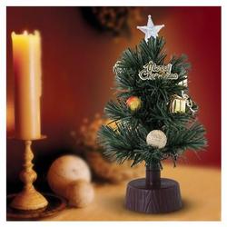Eforcity Desktop Christmas Tree w/ Classic Presents & Color LED Light, 8 inch