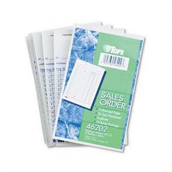 Tops Business Forms Duplicate Retail Sales Pads with Carbon Back Originals, 3 3/8x5, 5 St/Pd, 10 Pd/Pack (TOP46202)