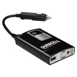 Duracell 100W DC to AC Power Inverter - Input Voltage:12V DC - Output Voltage:120V AC - 80W Modified Sine Wave