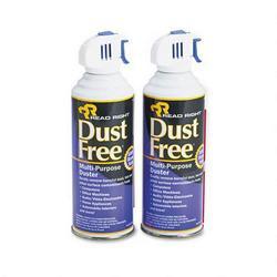 Read Right/Advantus Corporation Dust Free 100% Ozone Safe Spray Duster, 10 oz. Can, 2/Pack (REARR3722)