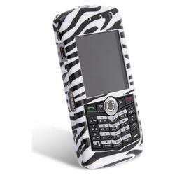 Eforcity EFORCITY Premium Clip-On Case for Blackberry Pearl 8100, Zebra