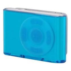 Eforcity EFORCITY Premium Clip-On Crystal Case w/ Button Cover for Apple 2nd Generation Shuffle, Clear Blue