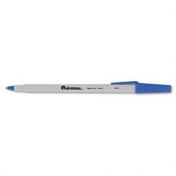 Universal Office Products Economy Ballpoint Pen, Medium Point, Blue Ink, Dozen (UNV27411)
