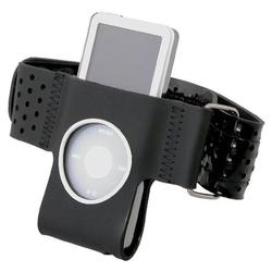 Eforcity Black Plastic Velcro Sport ArmBand for iPod Nano (Nano06)