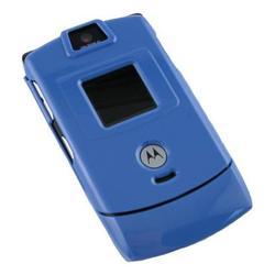 Eforcity Blue Clip-on Case for Motorola Razr V3 / V3c / V3m