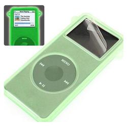 Eforcity Glow-In-Dark Green Skin case for iPod nano