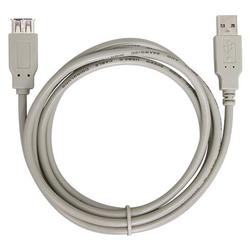 Eforcity Gray 6 foot Type A to Type A USB Extension Cable for iPod Shuffle, Flash Drives, Digital Ca