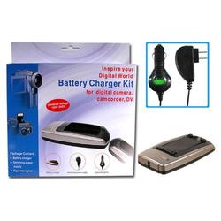Eforcity Olympus/Minolta Li-10B/NP200 Compatible Battery Charger Set for Olympus Stylus Digital 500
