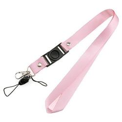 Eforcity Pink Phone Neck Strap with Swivel Buckle