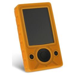 Eforcity Premium Heavy Duty Silicone Skin Case for Microsoft Zune, Orange with Access to ALL Buttons